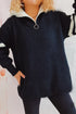 'Isolde' Knit Pullover Sweater - Celes Fashion